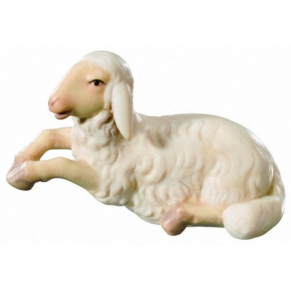 Schaf für Hirte sitzend - color - 11 cm