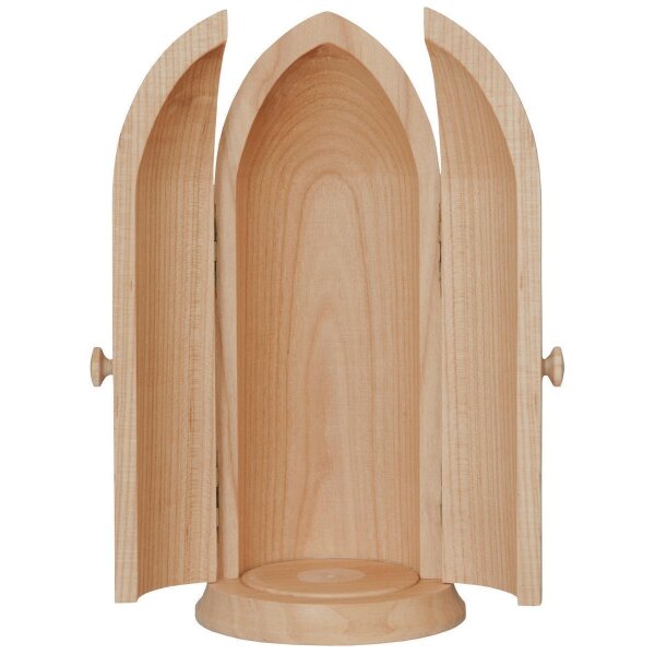 Niche for Statues - natural wood - 6,69 inch