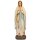 Statua della Madonna di Lourdes in legno - dipinto con colori ad olio - 11 cm