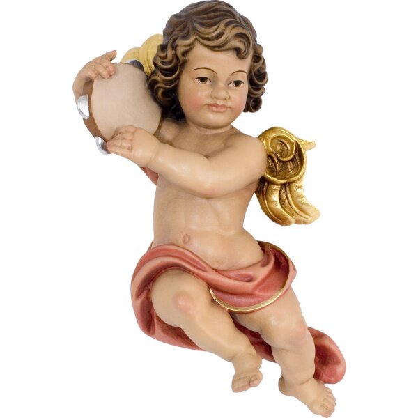 Baroque Putto with Tambourine