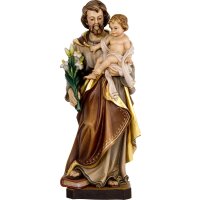 San Giuseppe con bambino e giglio