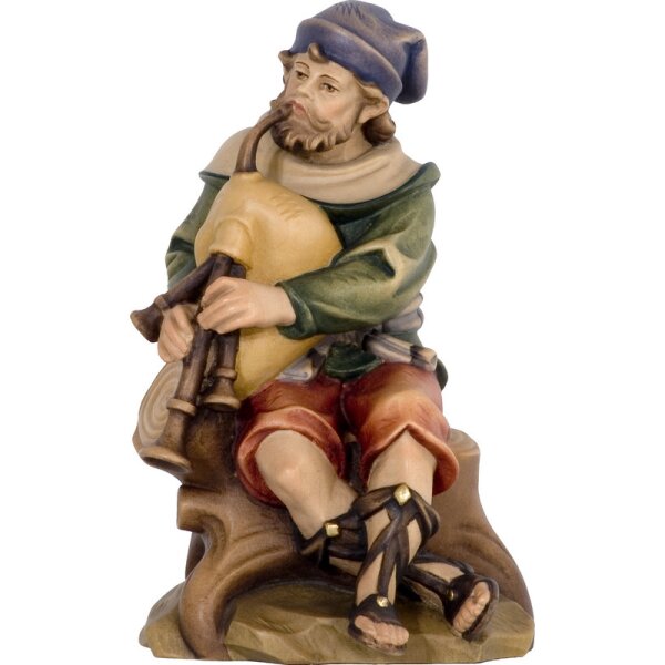 Sitting Shepherd with Bagpipes