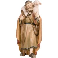 Standing Shepherd with Sheep on Shoulders