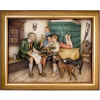 Hunters Stube Relief with Frame