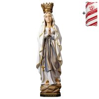 Madonna di Lourdes con corona + Box regalo