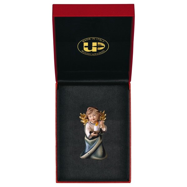Heart Angel with candle with gold string + Case Exclusive