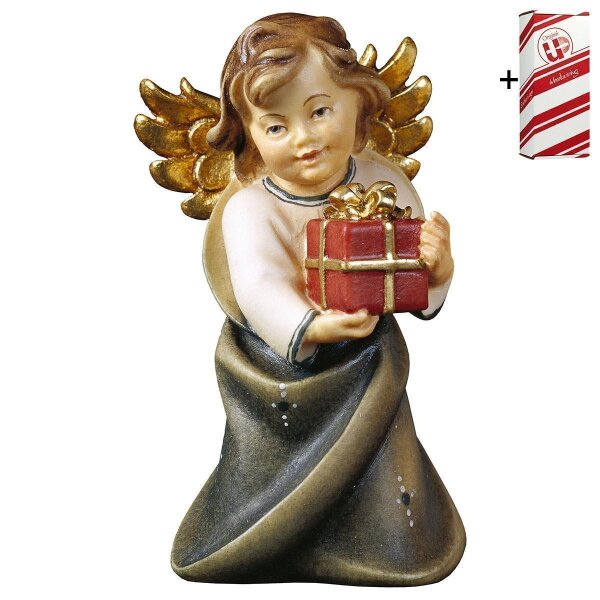 Heart Angel with present + Gift box