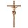Crocifisso Nazareno - Croce liscia - Legno di tiglio scolpito