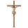Crocifisso Nazareno - Croce liscia - Legno di tiglio scolpito