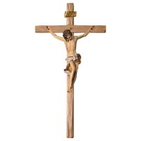 Crucifix Baroque - Cross straight - Linden wood carved