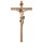 Crocifisso Barocco - Croce liscia - Legno di tiglio scolpito