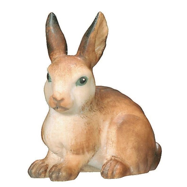 Coniglio seduto - color - 9 cm