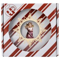 Heart Angel with flute - Stars Star + Gift box