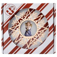 Heart Angel with trumpet - Crystal Star + Gift box