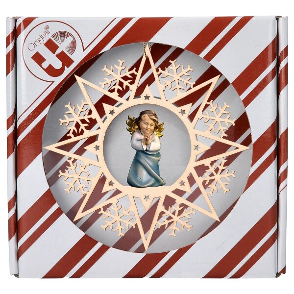 Heart Angel praying - Crystal Star + Gift box
