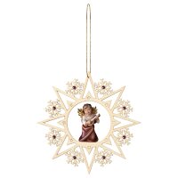 Heart Angel with lute - Crystal Star Crystal