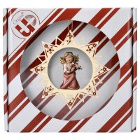 Heart Angel with violine - Stars Star Crystal + Gift box