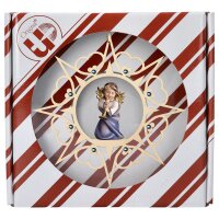Heart Angel with trumpet - Heart Star Crystal + Gift box
