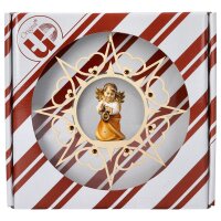 Heart Angel with lantern - Heart Star Crystal + Gift box