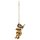 Cherub with violine with gold string - Colored - 2,36 inch
