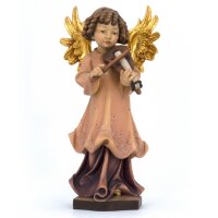 Engel bekleidet Geige lasiert 21 cm