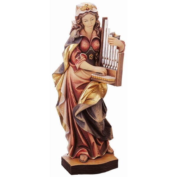 St.Cecilia - color carved - 21,3"