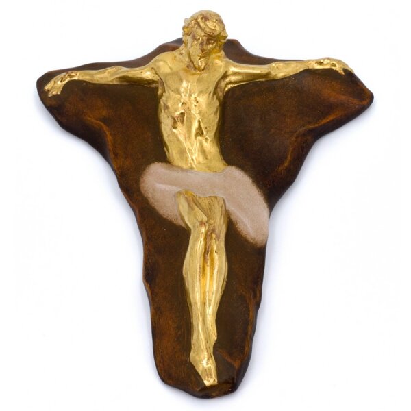 Cristo della pace oro zecchino antico 40 cm
