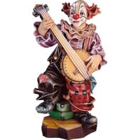 Clown banjo player