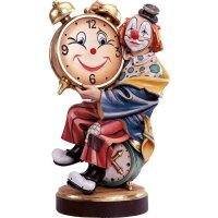 Clown con orologio dipinto