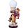 Electrical lamp clown with tie