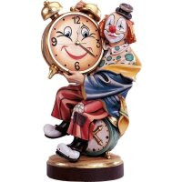 Clown with real clock