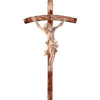 Cristo delle Alpi tiglio con croce pastorale