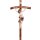 Alpenchristus rot mit gebogenem Kreuz