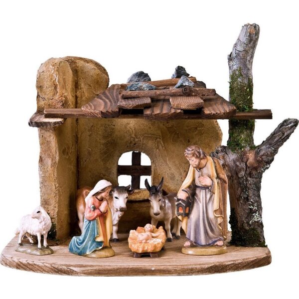 Set presepio rustico 7 pezzi