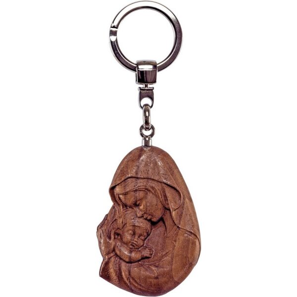 Key-ring Madonna walnut