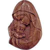 Madonna relief mother walnut