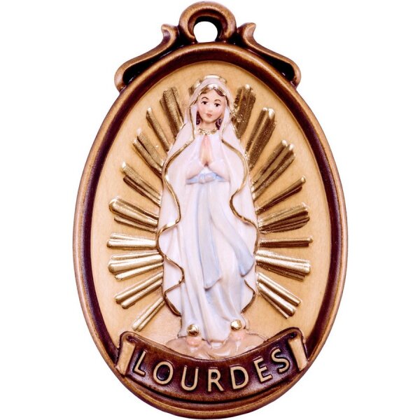 Medallion Madonna Lourdes