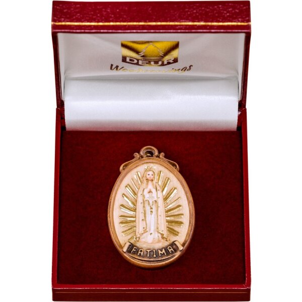 Medaglione Madonna Fátima con confezione