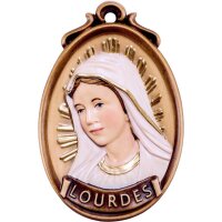 Medaglione busto Lourdes