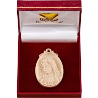Medallion bust Fátima in a box