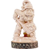 Gnome gold-digger on pedestal
