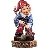 Gnome farmer on pedestal
