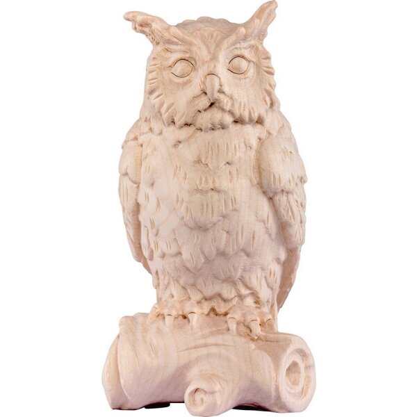Owl on bough - natural - 1,97"