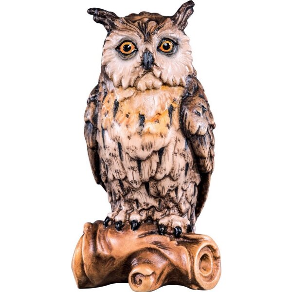 Owl on bough - colored - 1,97"
