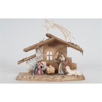 RA Nativity Set 5 pcs.-Stable Tyrol for H.Fam. with Comet