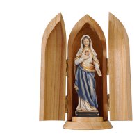 Sacred Heart of Mary in niche