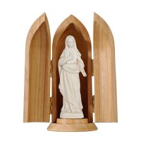 Sacred Heart of Mary in niche