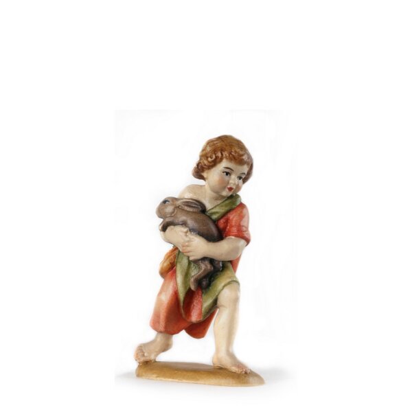 Shepherdboy with hare - color - 8"