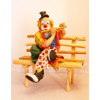 Clown Amadeus mit Querflöte