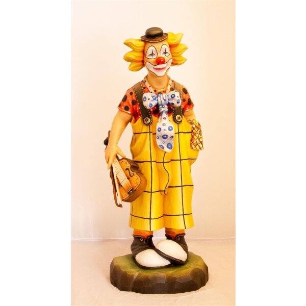 Clown Rolly with violin